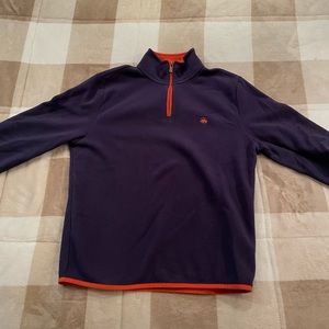 Men’s Medium Brooks Brothers Quarter Zip Fleece